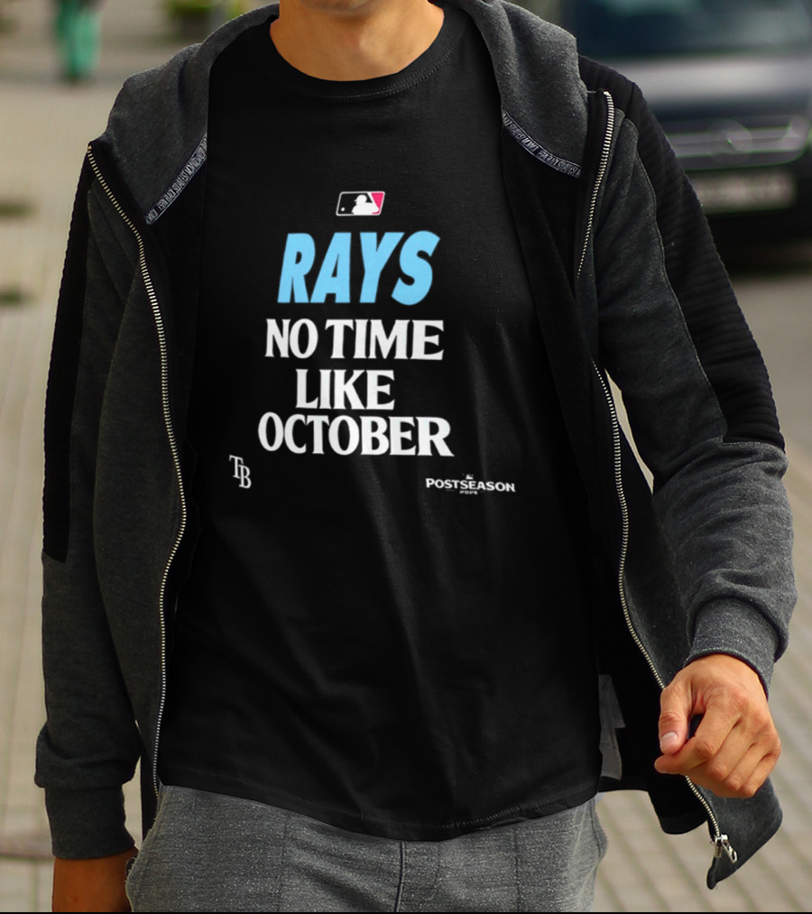 Tampa Bay Rays No Time Like October MLB Postseason 2026 T-Shirt