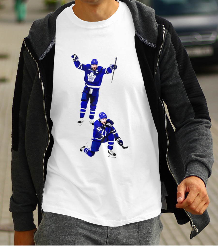 Auston Matthews Gavin McKenna Toronto Maple Leafs Firts One Hockey Players T-Shirt
