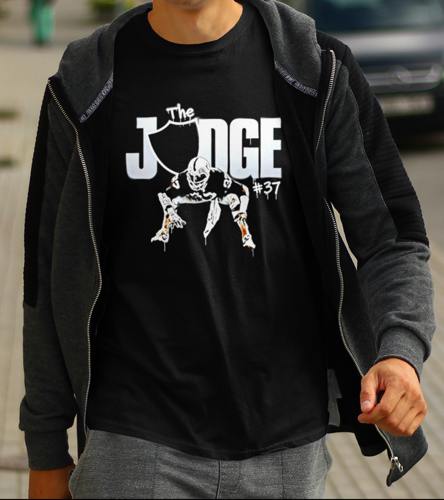 Judge #37 Lester Hayes Las Vegas Raiders Football T-Shirt
