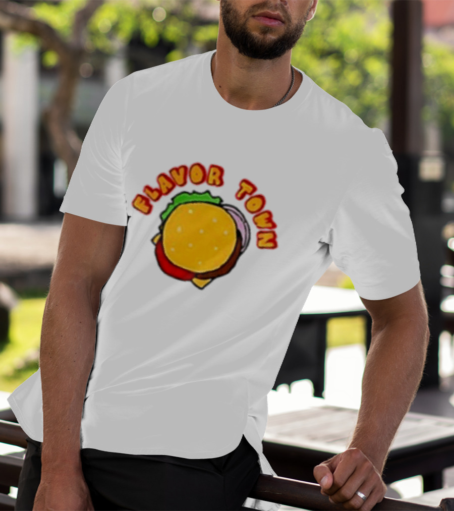 Burger Flavor Town Artisan Adjunct Ales Hot Tub Party For Ur Taste Buds T-Shirt