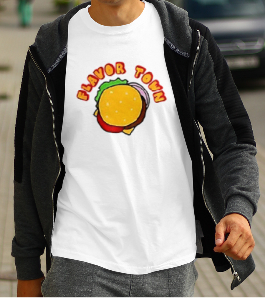 Burger Flavor Town Artisan Adjunct Ales Hot Tub Party For Ur Taste Buds T-Shirt