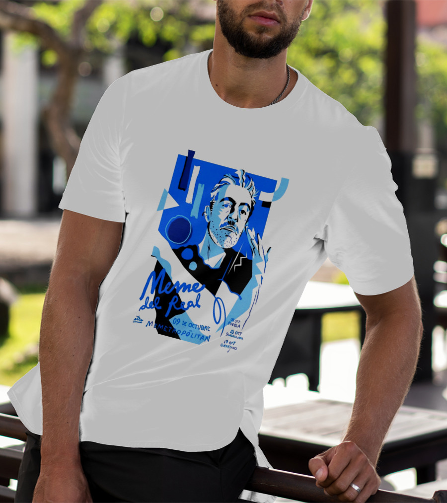 Meme Del Real 09 De Octubre 2026 Metropolitán MX Concert T-Shirt