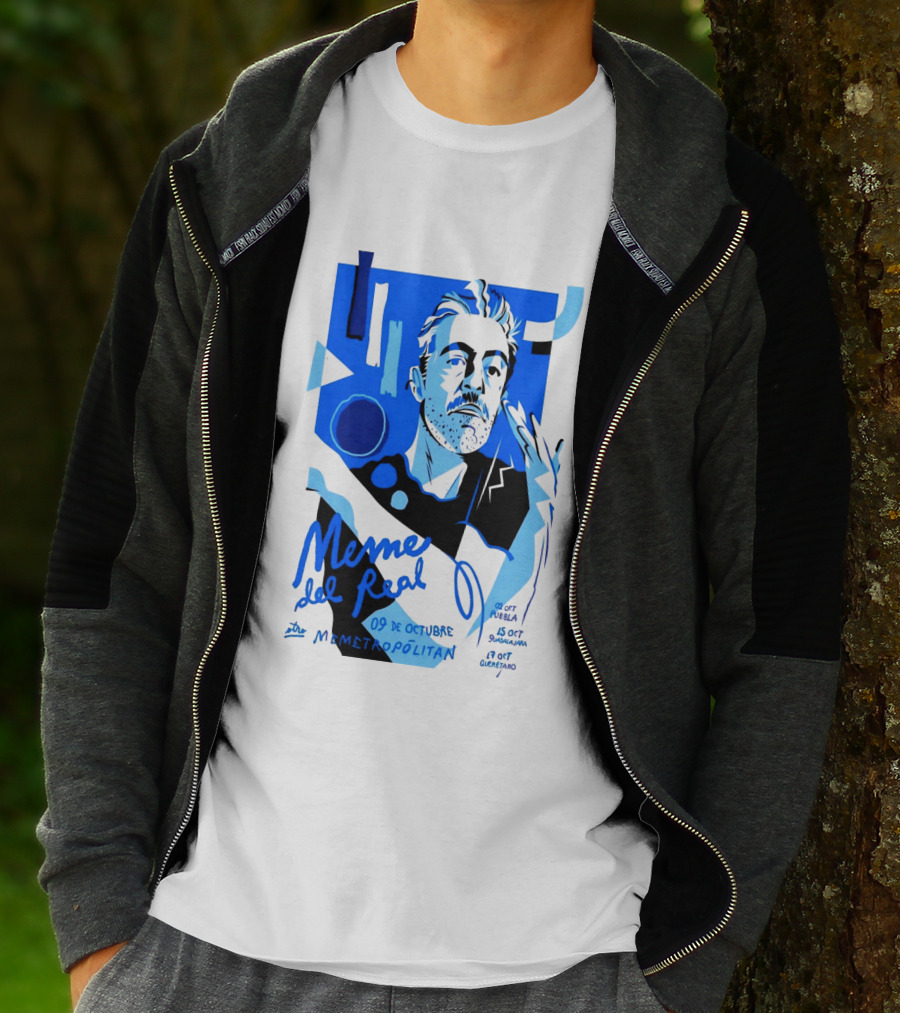 Meme Del Real 09 De Octubre 2026 Metropolitán MX Concert T-Shirt