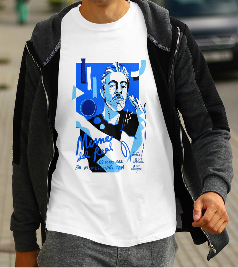Meme Del Real 09 De Octubre 2026 Metropolitán MX Concert T-Shirt