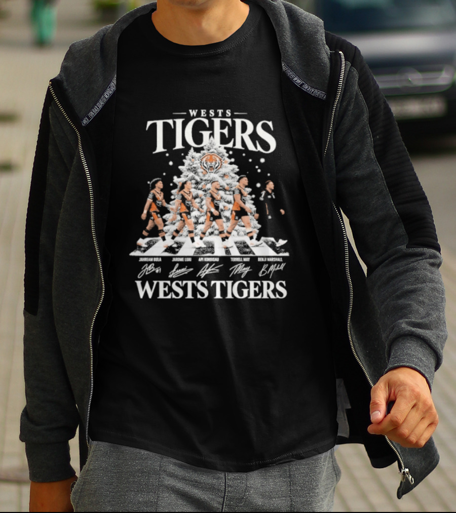Wests Tigers Abbey Road Christmas 2026 Team Sport T-Shirt