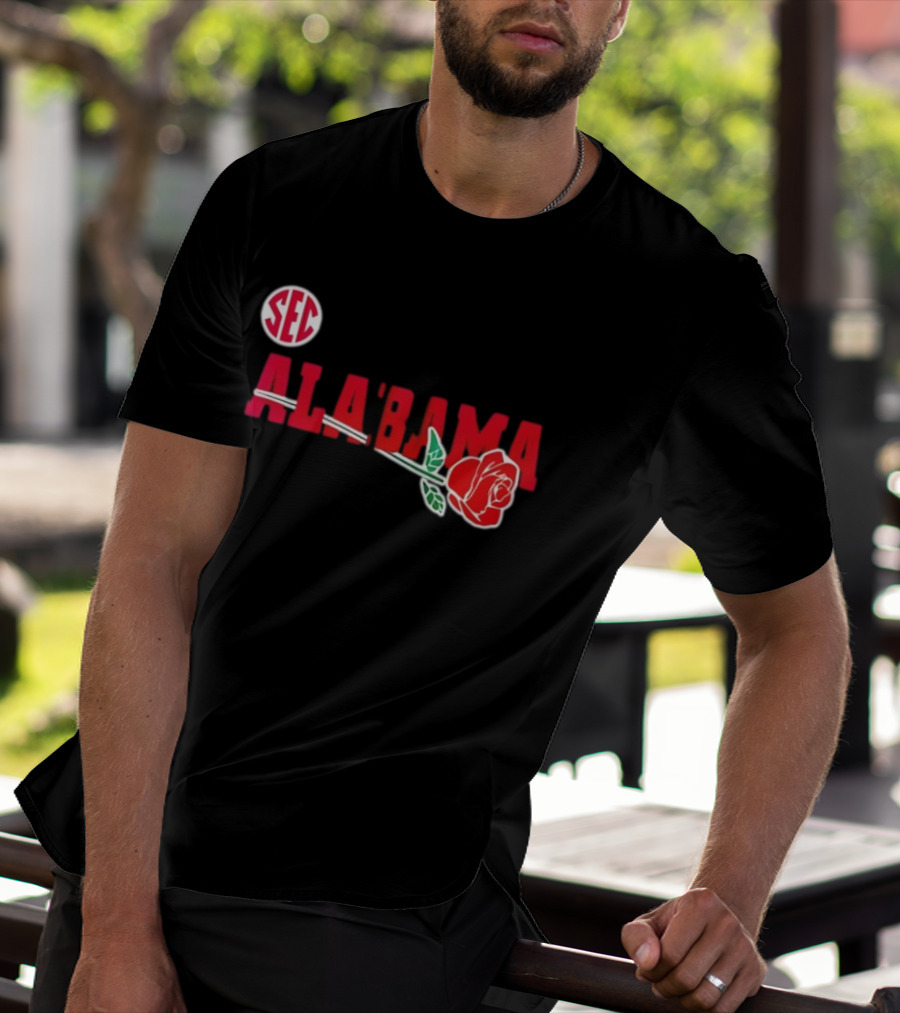 SEC Alabama Crimson Tide Rose Bowl 2026 T-Shirt