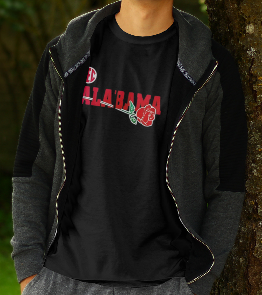 SEC Alabama Crimson Tide Rose Bowl 2026 T-Shirt