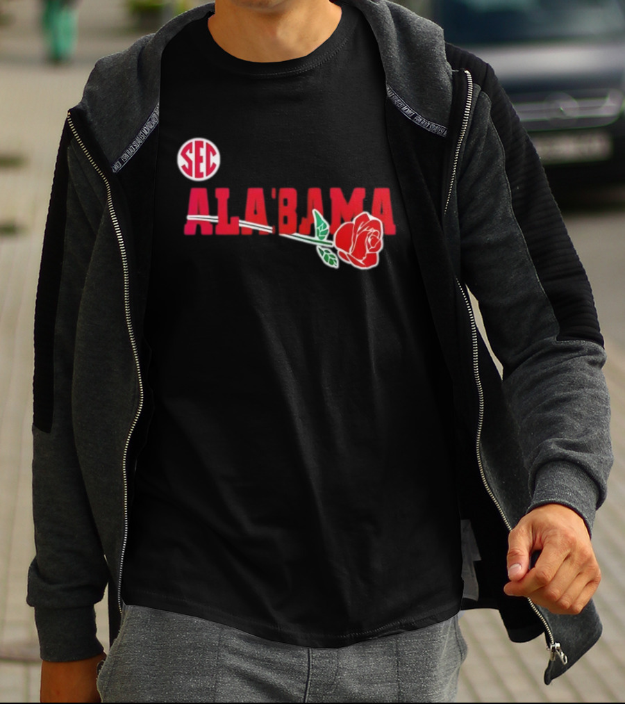 SEC Alabama Crimson Tide Rose Bowl 2026 T-Shirt