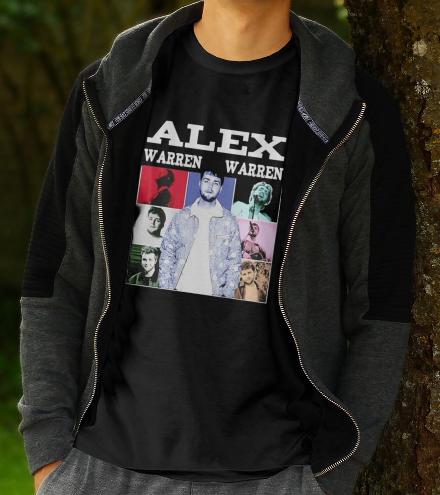 Alex Warren Tour Vintage Collage Style Photography T-Shirt