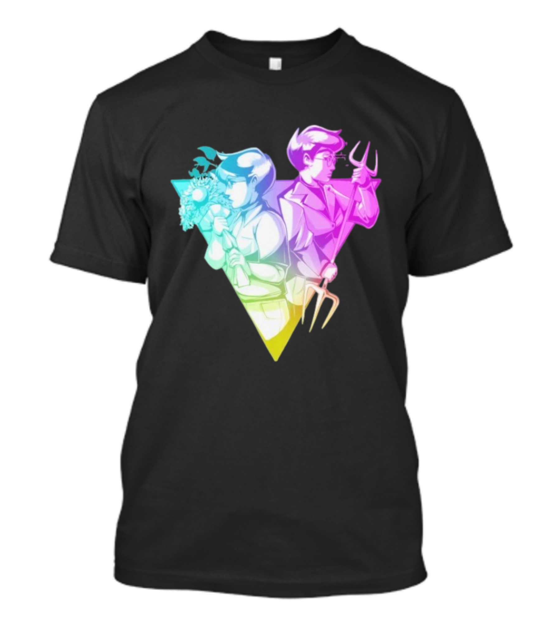 BDTH Division Character Illustration Gradient Style T-Shirt