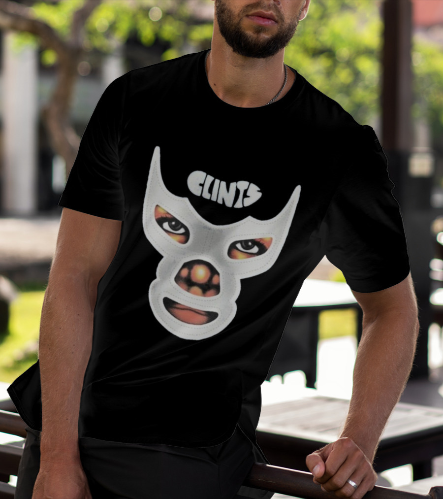 Clints Wrestler Mask Eyes T-Shirt