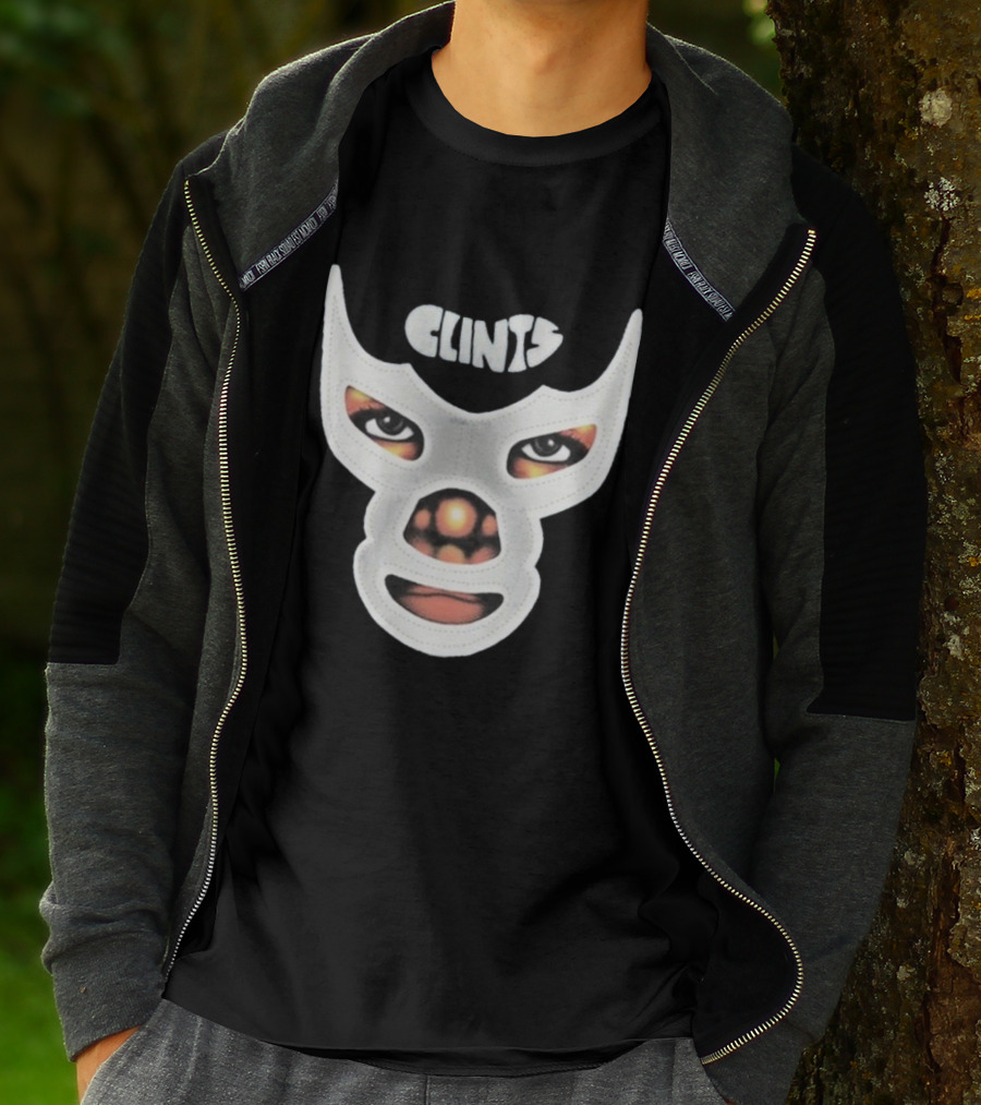 Clints Wrestler Mask Eyes T-Shirt
