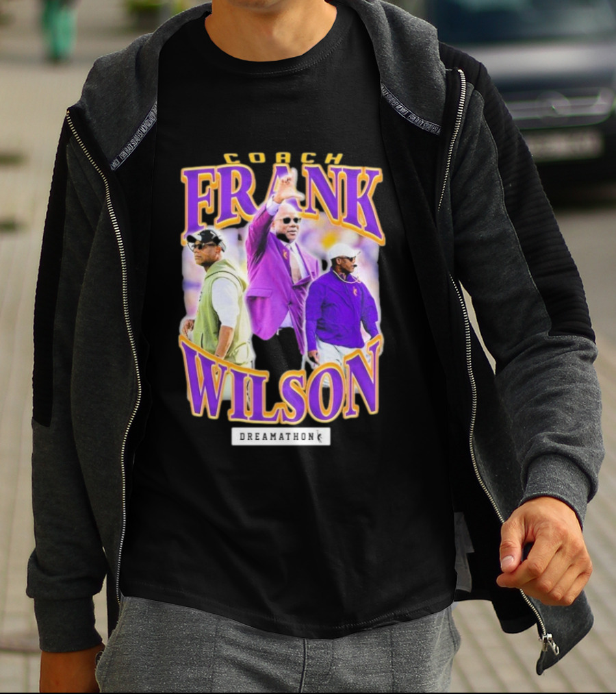 Coach Frank Wilson LSU Tigers Dreamathon T-Shirt