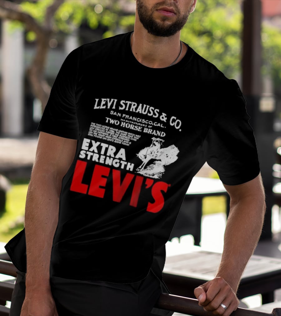 Levi Strauss & Co. San Francisco Two Horse Brand Extra Strength Levi's T-Shirt