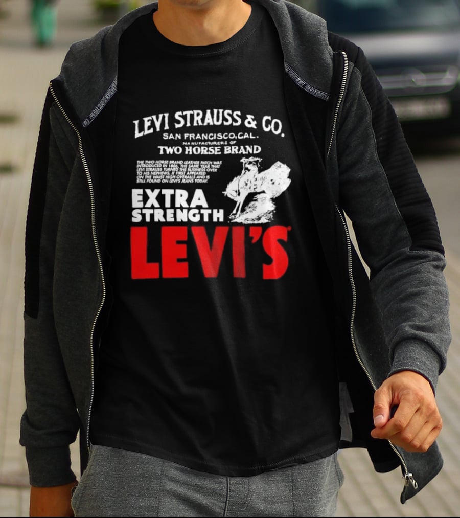 Levi Strauss & Co. San Francisco Two Horse Brand Extra Strength Levi's T-Shirt