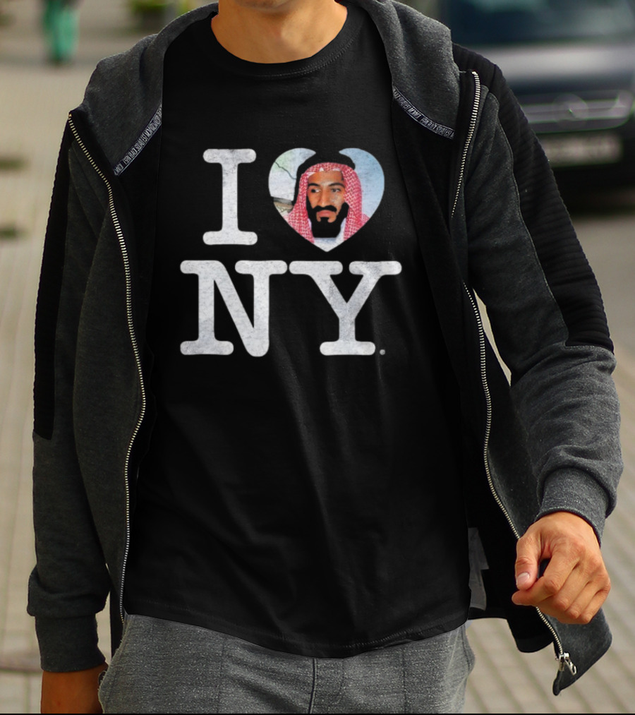 I Love NY With Saudi Arabia Twist Image T-Shirt
