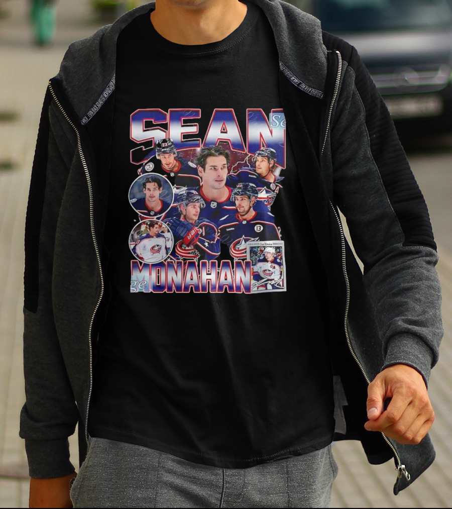 Sean Monahan Columbus Hockey Collection T-Shirt