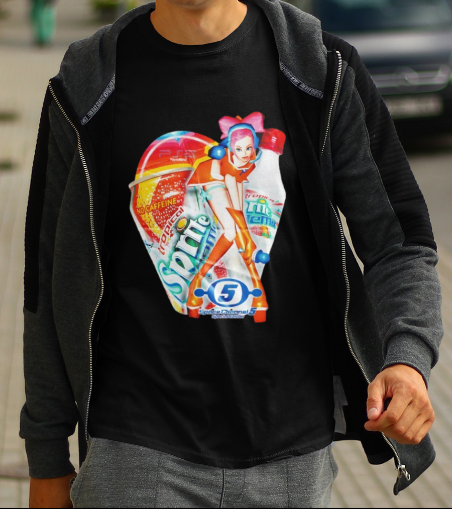 Tropical Sprite Remix No Caffeine Space Channel 5 Special Edition T-Shirt