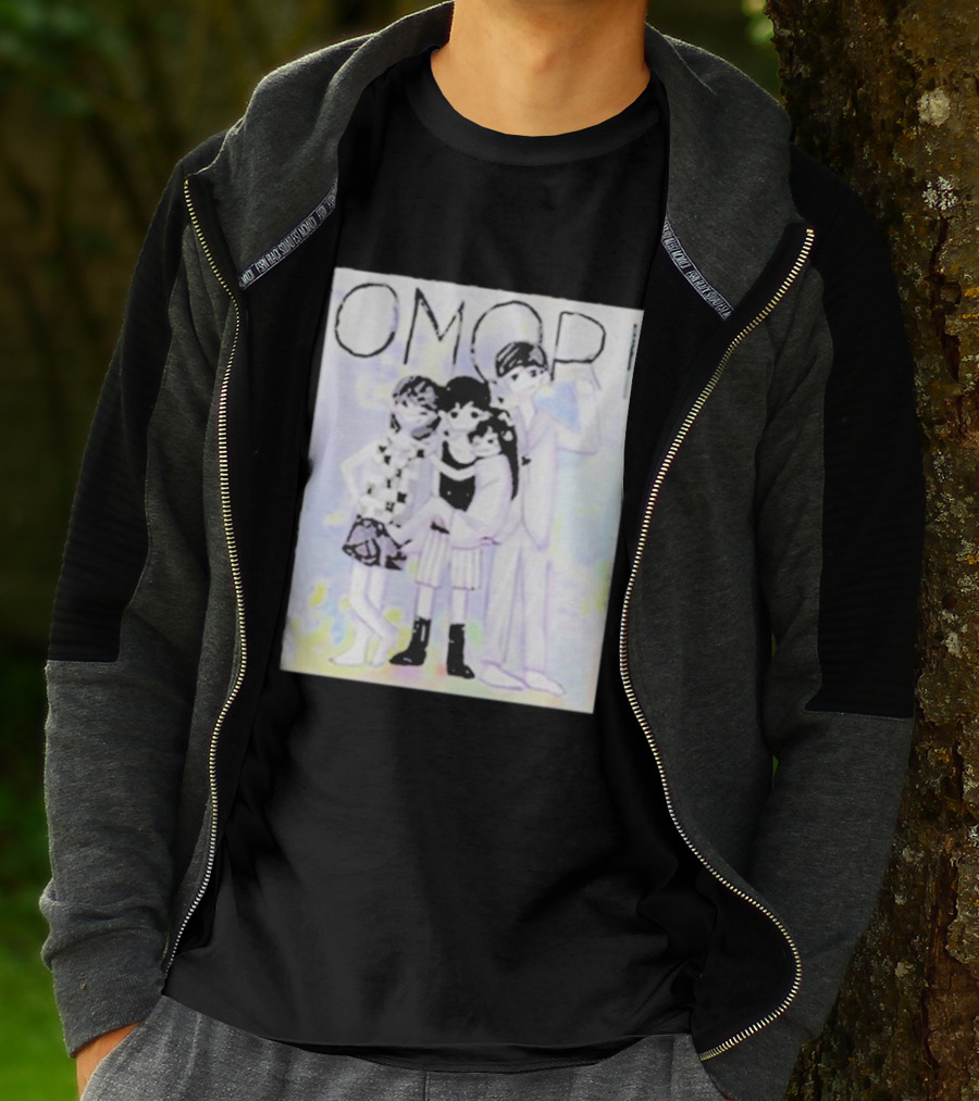OMORI Game Characters Group Illustration T-Shirt