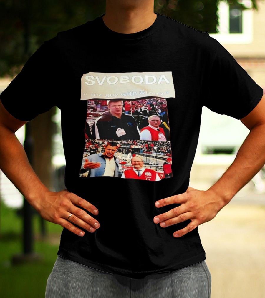 SVOBODA "the Guy With Gronk" Sports Fan Encounter Moments T-Shirt