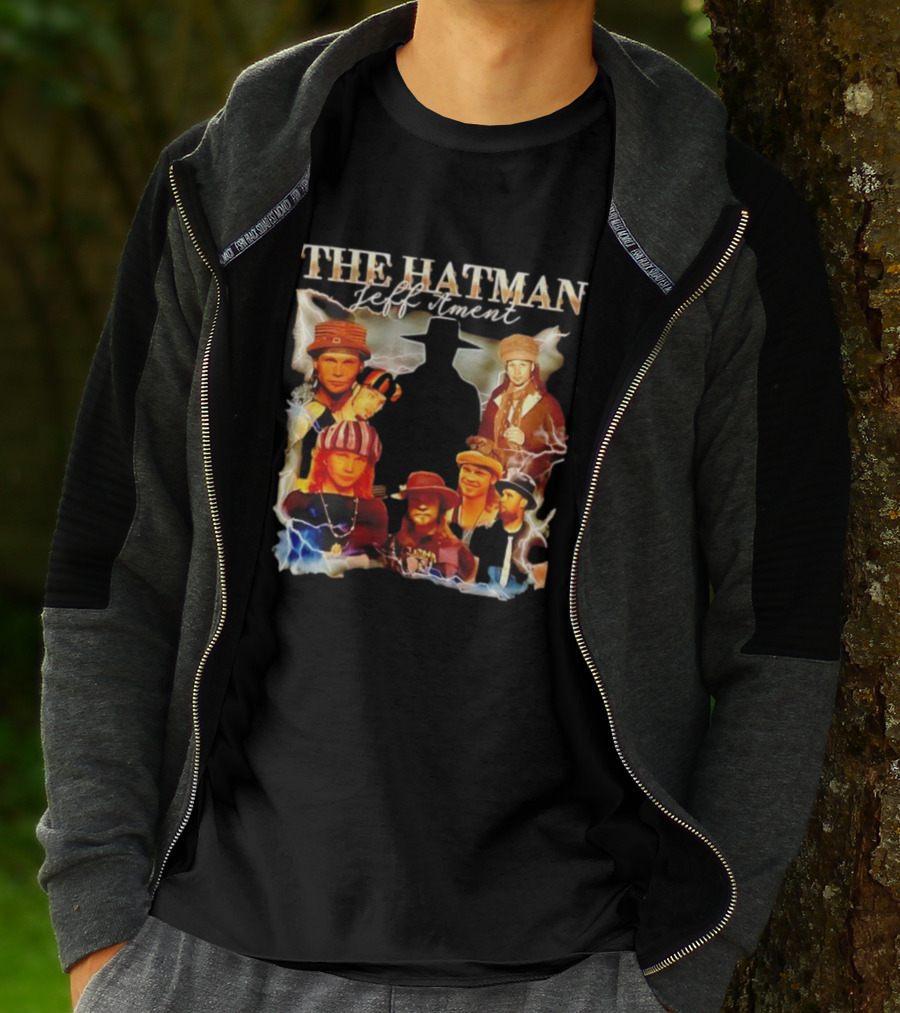 The Hatman Jeff Ament Lightning Collage T-Shirt