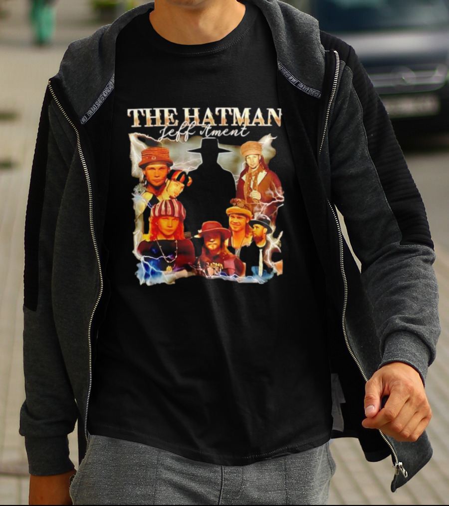 The Hatman Jeff Ament Lightning Collage T-Shirt