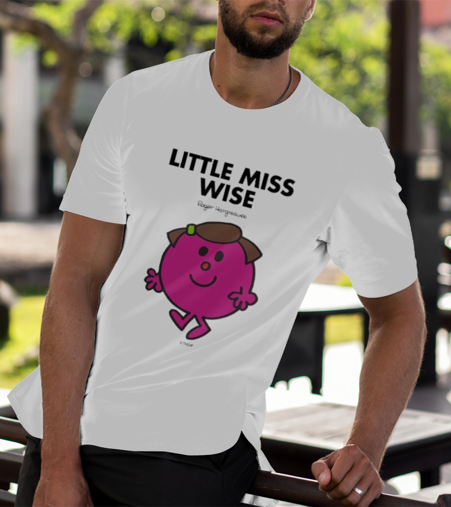 Mr. Men Little Miss Wise Roger Hargreaves Character T-Shirt