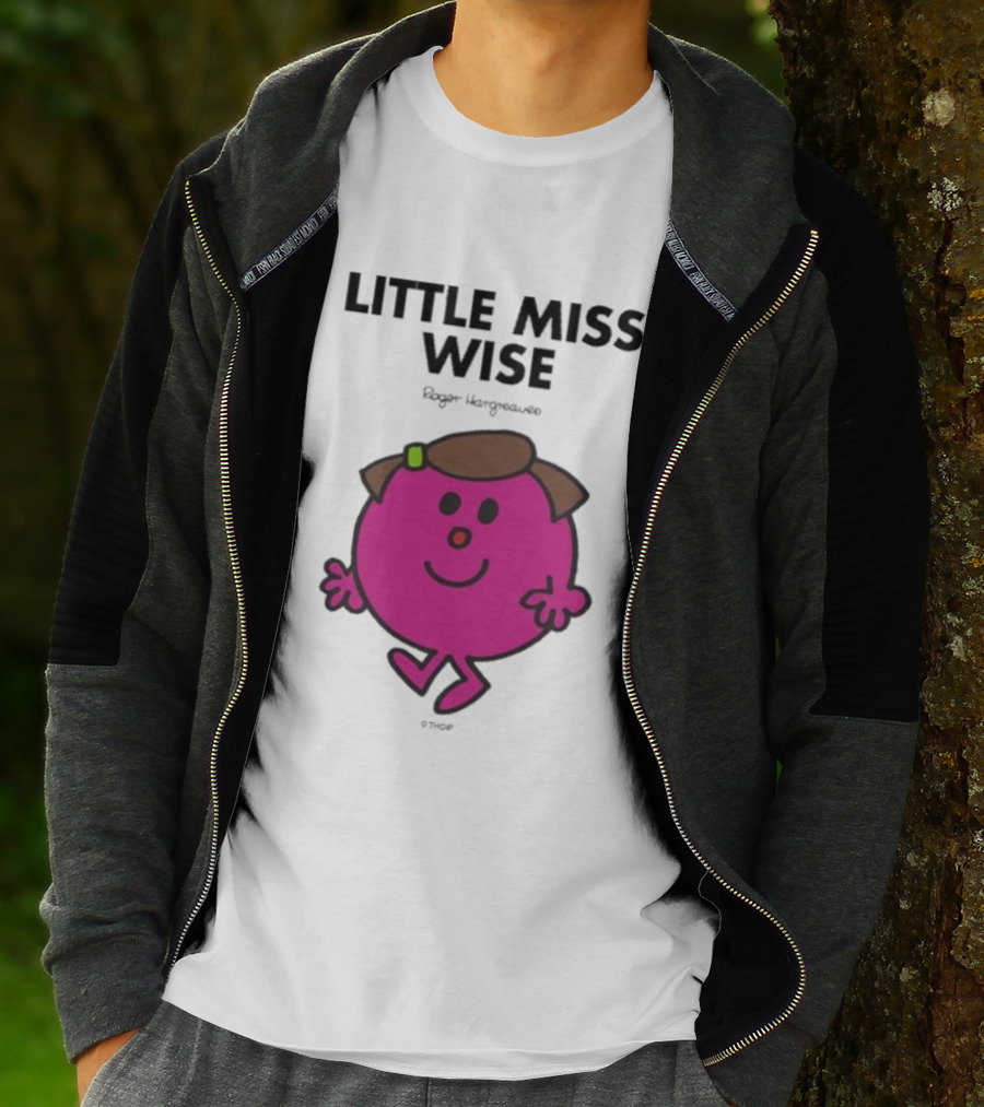 Mr. Men Little Miss Wise Roger Hargreaves Character T-Shirt