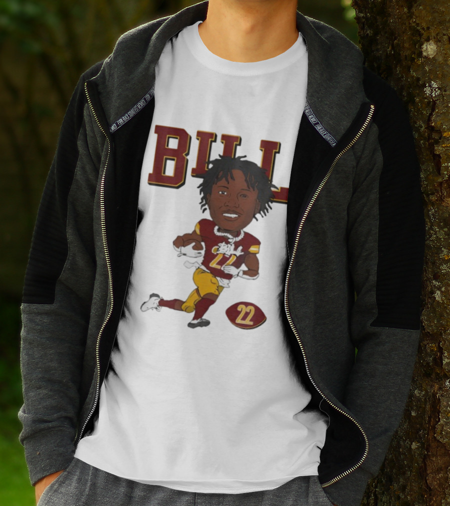 Bill Washington Commanders 22 Football Player Icon T-Shirt