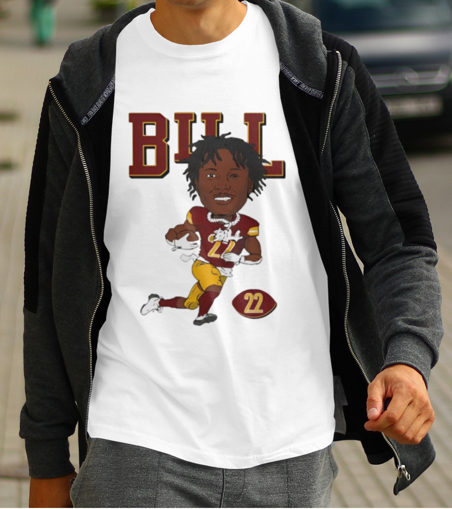 Bill Washington Commanders 22 Football Player Icon T-Shirt