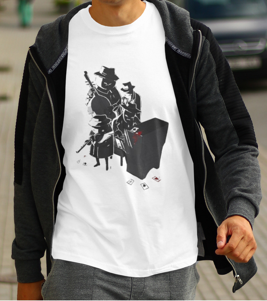 Project Soundpage Midnight Music Jazz Band Noir Aesthetic T-Shirt