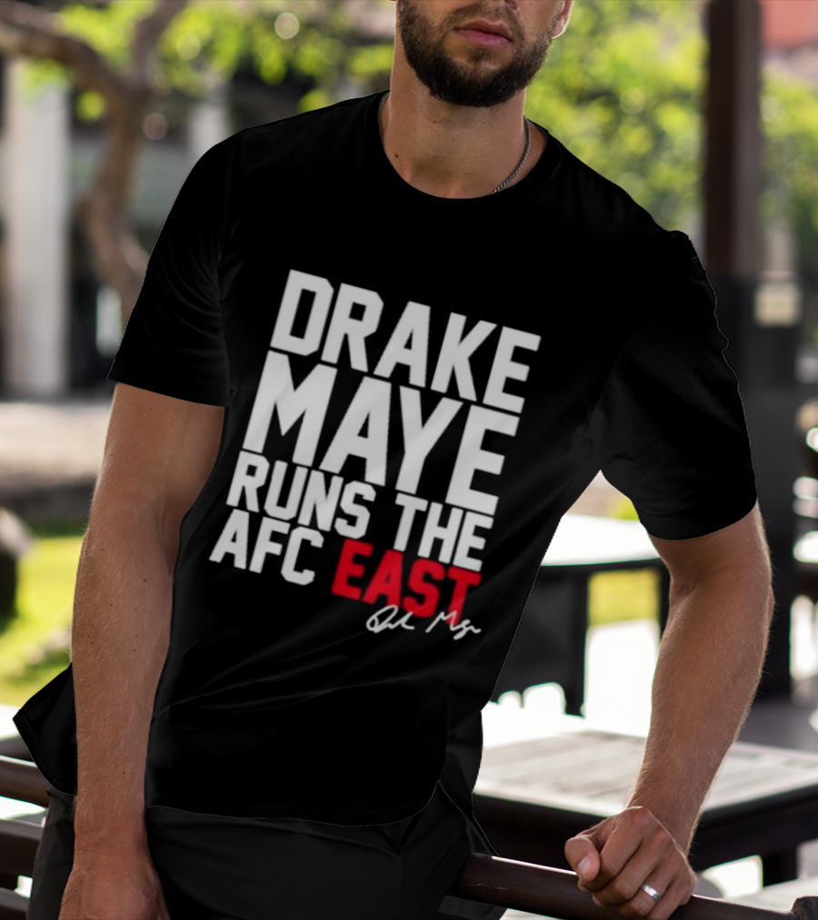 Drake Maye Runs The AFC East T-Shirt