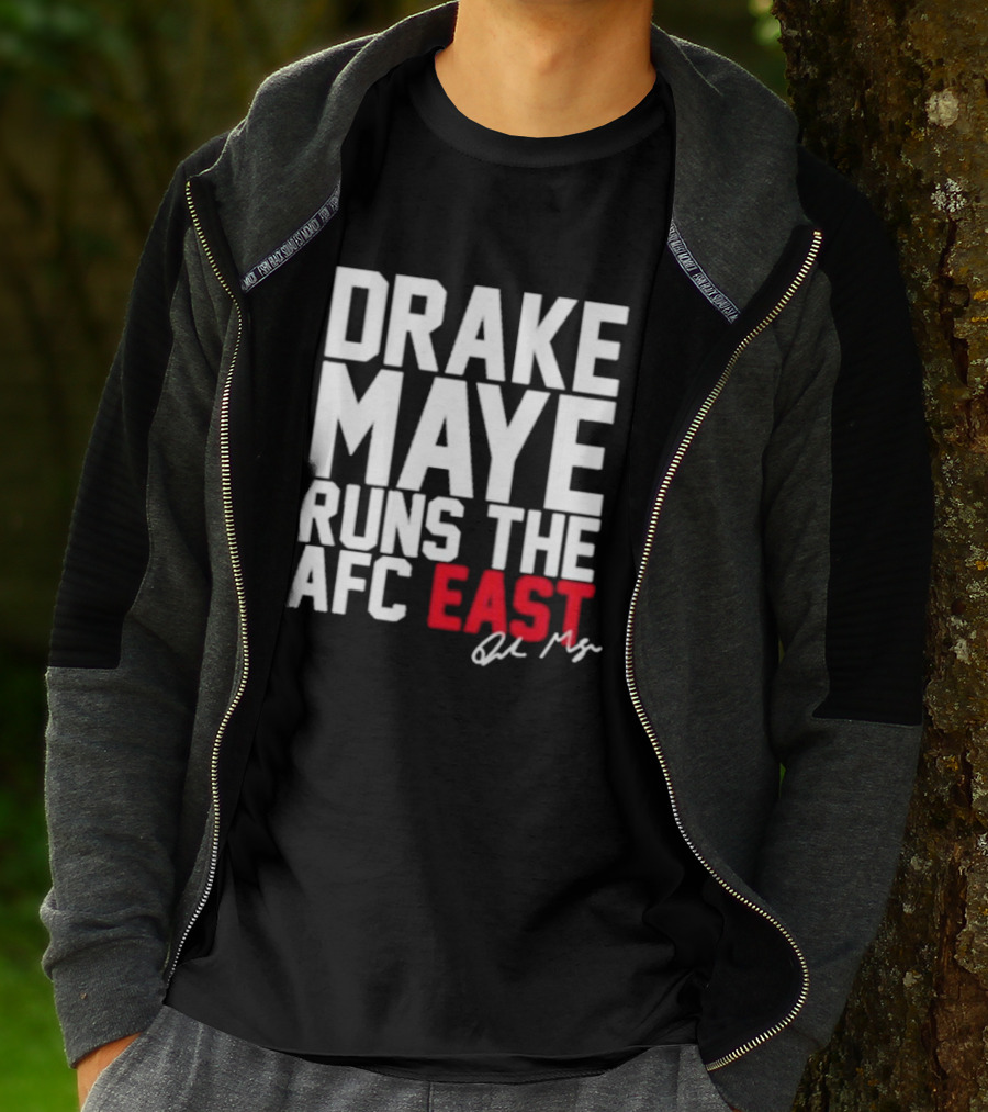 Drake Maye Runs The AFC East T-Shirt