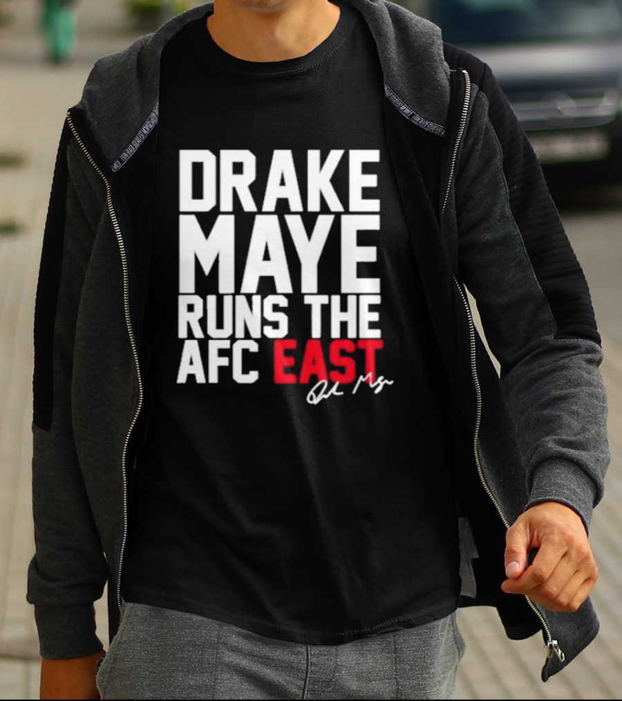 Drake Maye Runs The AFC East T-Shirt