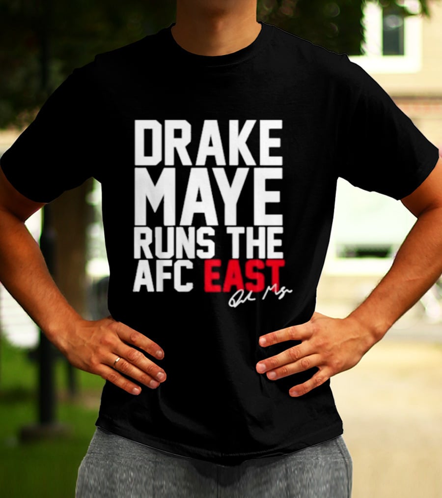 Drake Maye Runs The AFC East T-Shirt