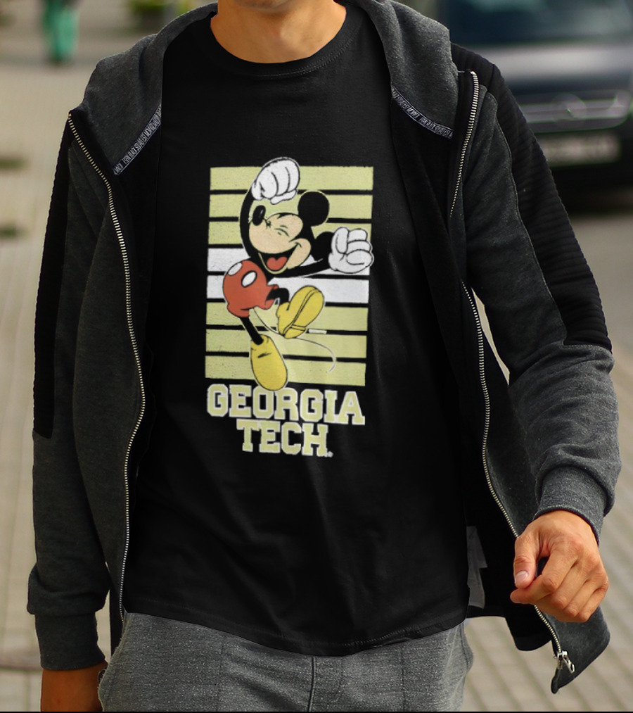 Georgia Tech Yellow Jackets Mickey Mouse T-Shirt