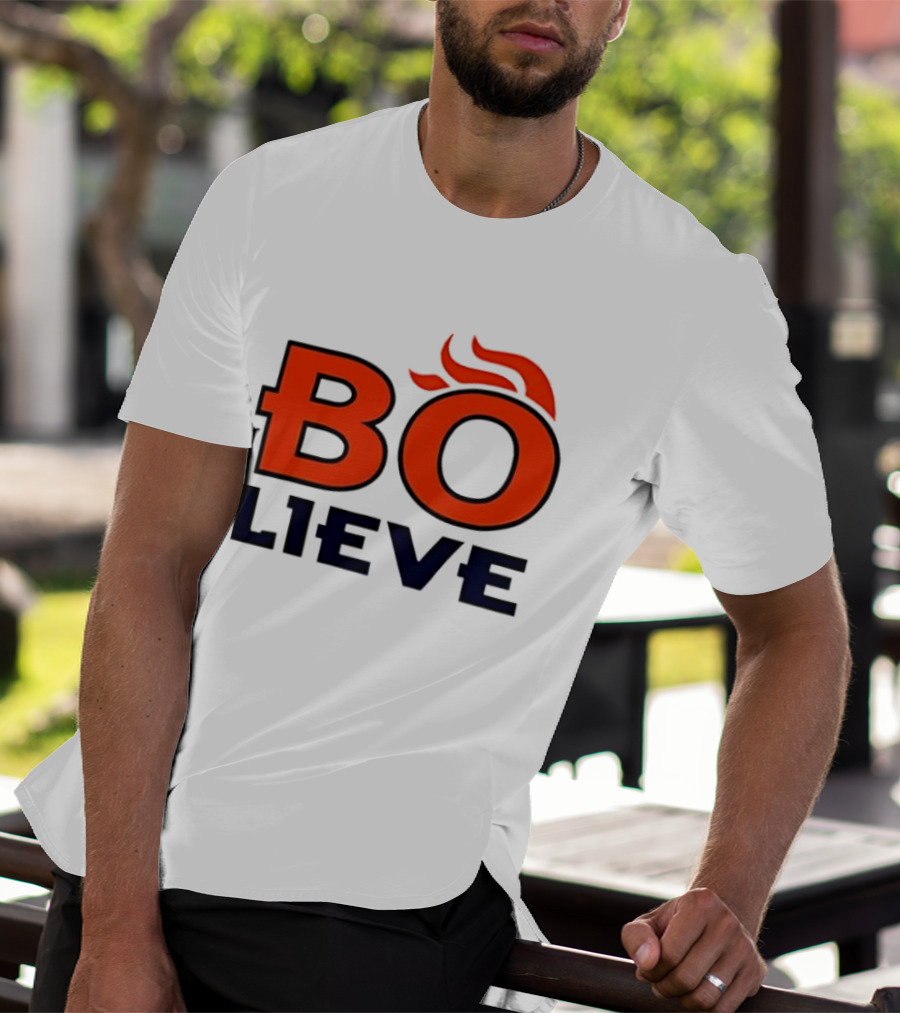Bo Lieve Denver Broncos Flame T-Shirt
