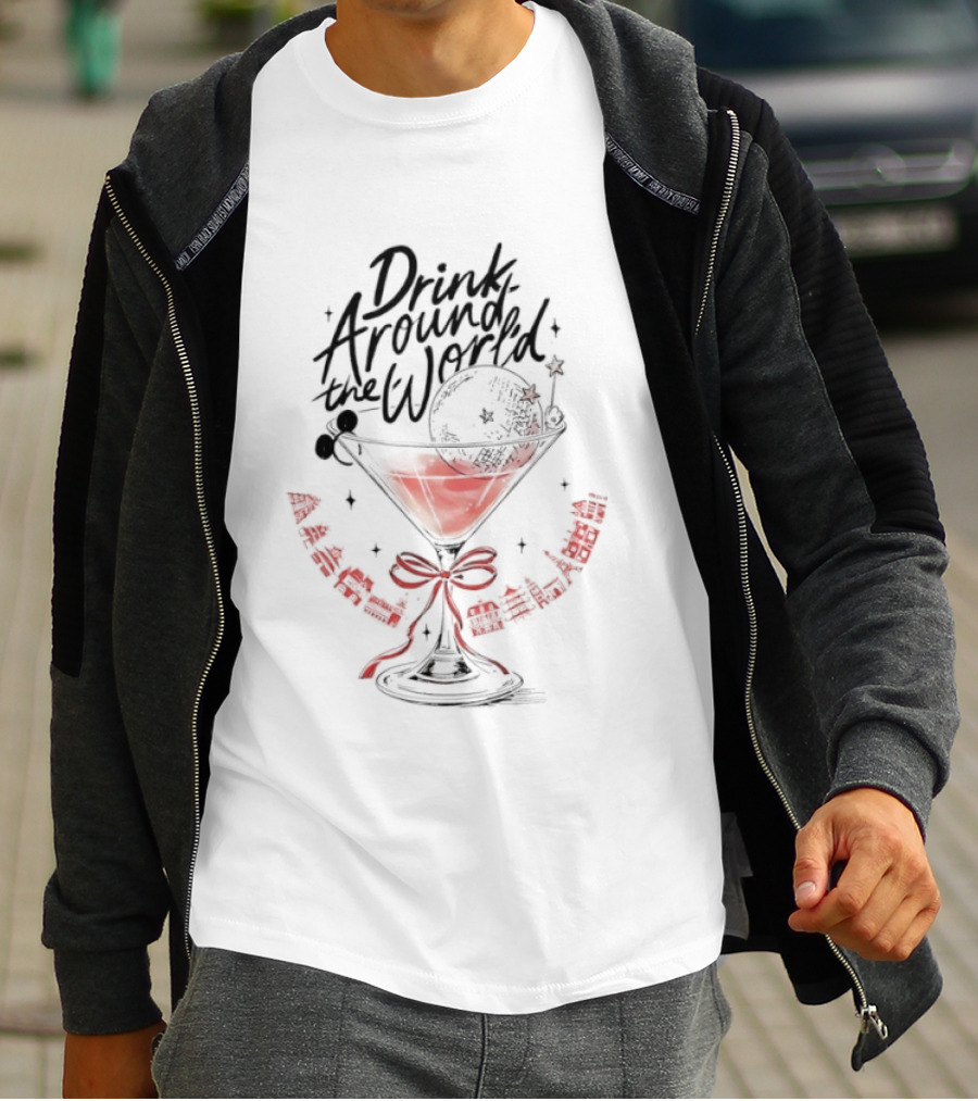 Drink Around The World Graphic T-Shirt