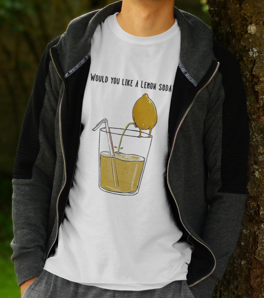 Freshly Squeezed Lemon Juice Would You Like A Lemon Soda Meme T-Shirt