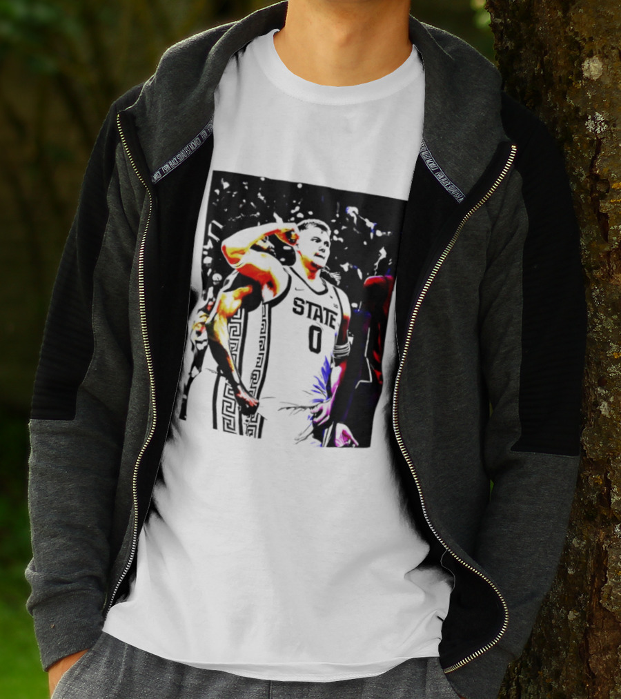 Jaxon Kohler Michigan State Spartans Basketball Jersey T-Shirt