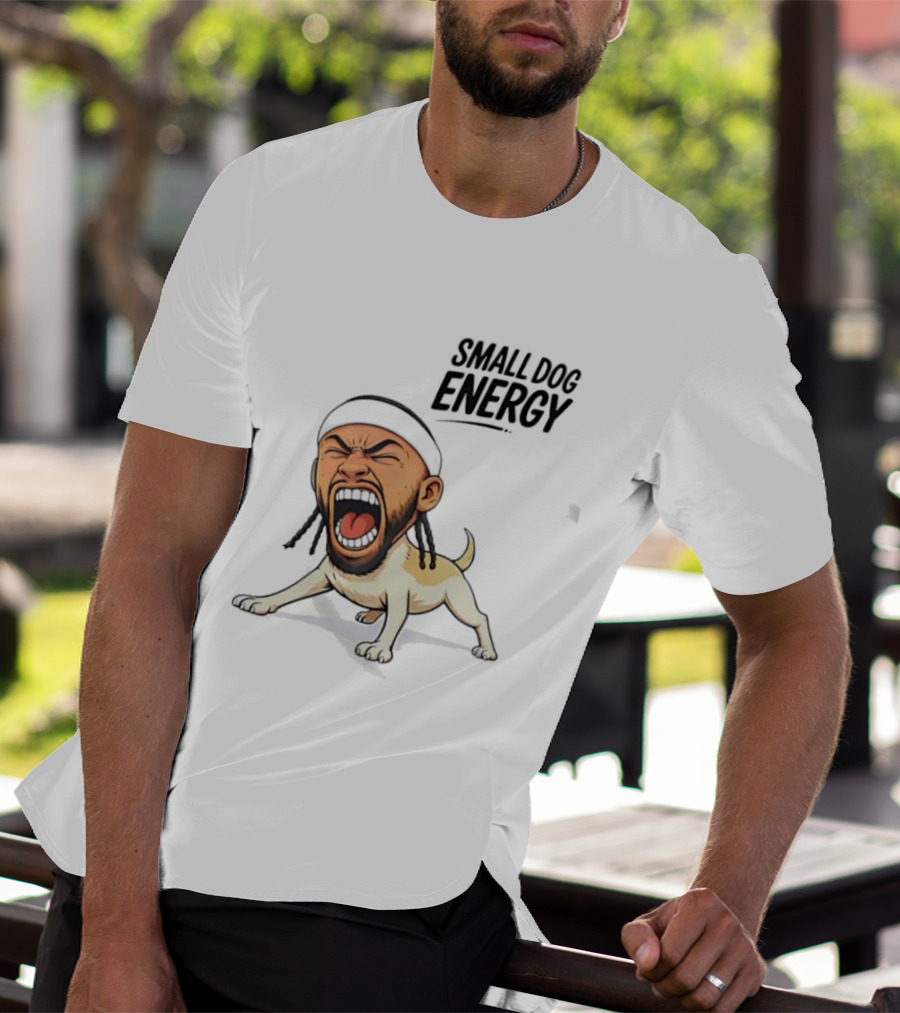 Chihuahua Small Dog Energy Funny Cartoon T-Shirt
