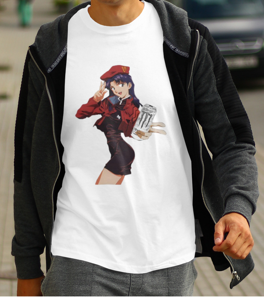 Misato Katsuragi Monster Energy Zero Sugar T-Shirt