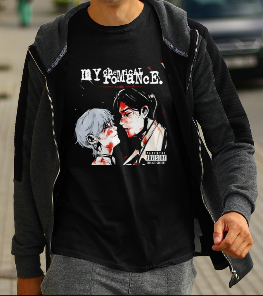 My Chemical Romance Alien Stage Ivan Till Explicit Content Warning T-Shirt