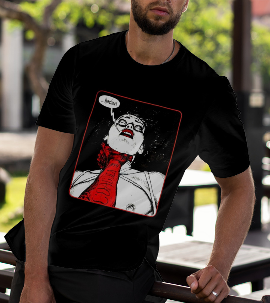Punzadas De Fantasmas Mujer Con Corbata Rojo Cora 1999 Harder T-Shirt