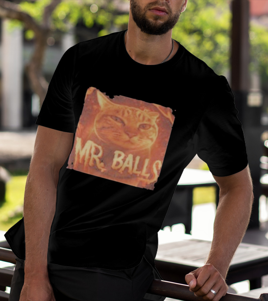 Mr Balls Cat T-Shirt