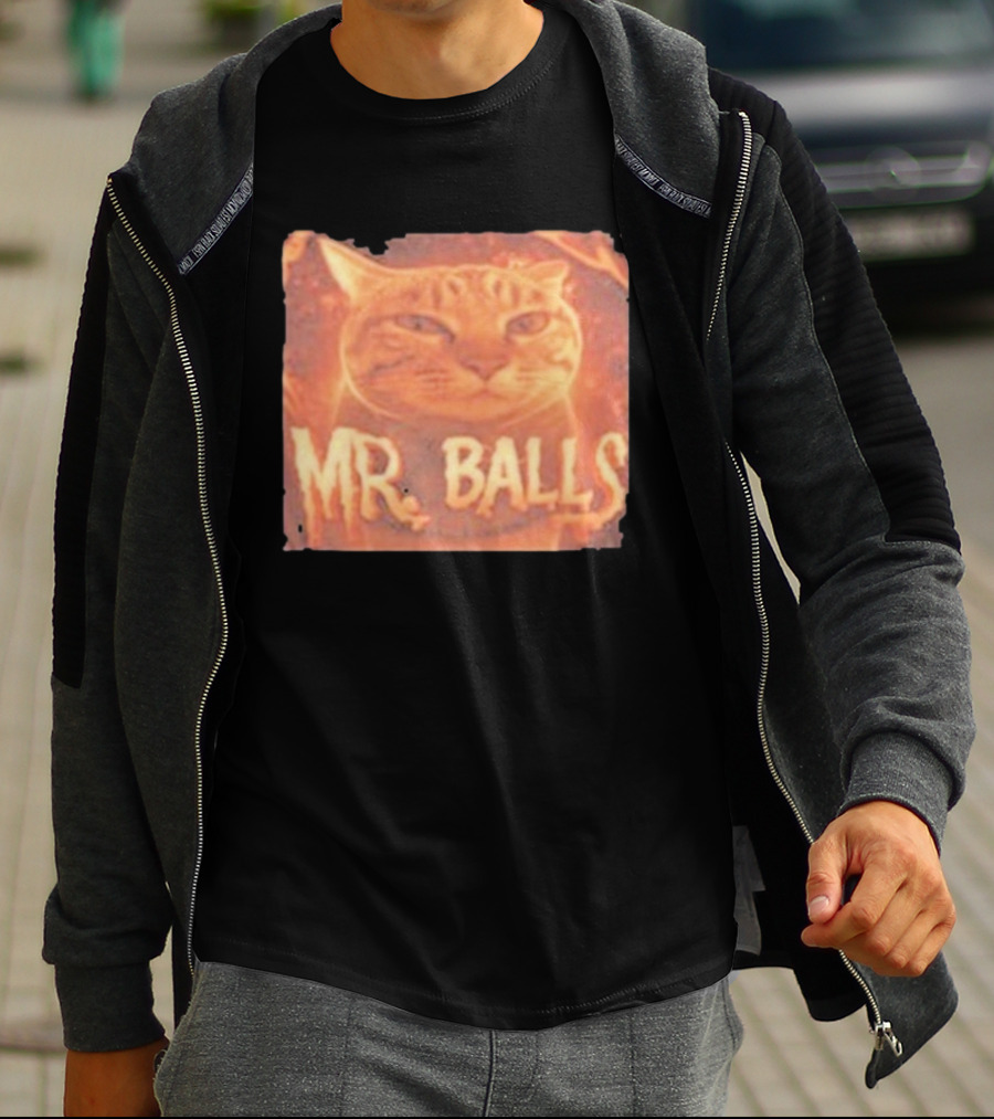 Mr Balls Cat T-Shirt