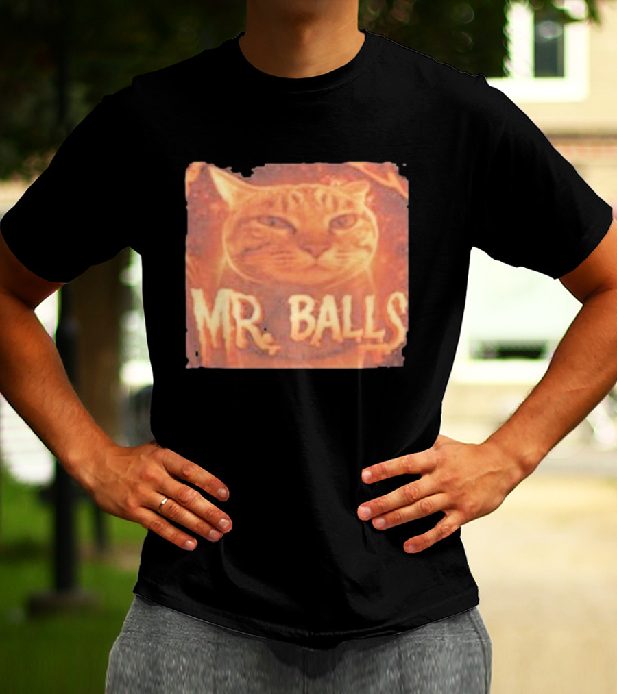 Mr Balls Cat T-Shirt