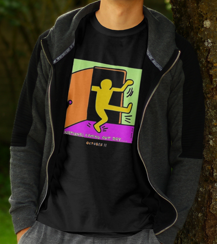 National Coming Out Day October 11 Keith Haring T-Shirt