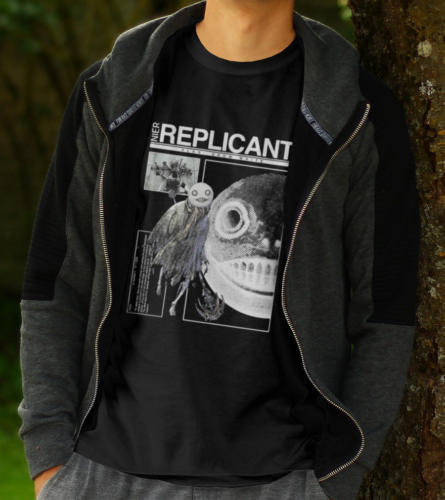 NieR Replicant Plant Snow White Character Illustration Iconic T-Shirt