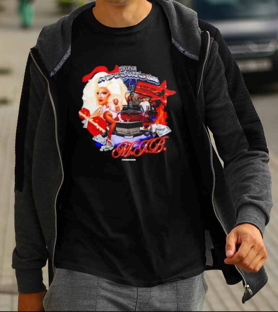 The Notorious B.I.G Live On MIBTV With Glamour Star In Red Car Scene T-Shirt